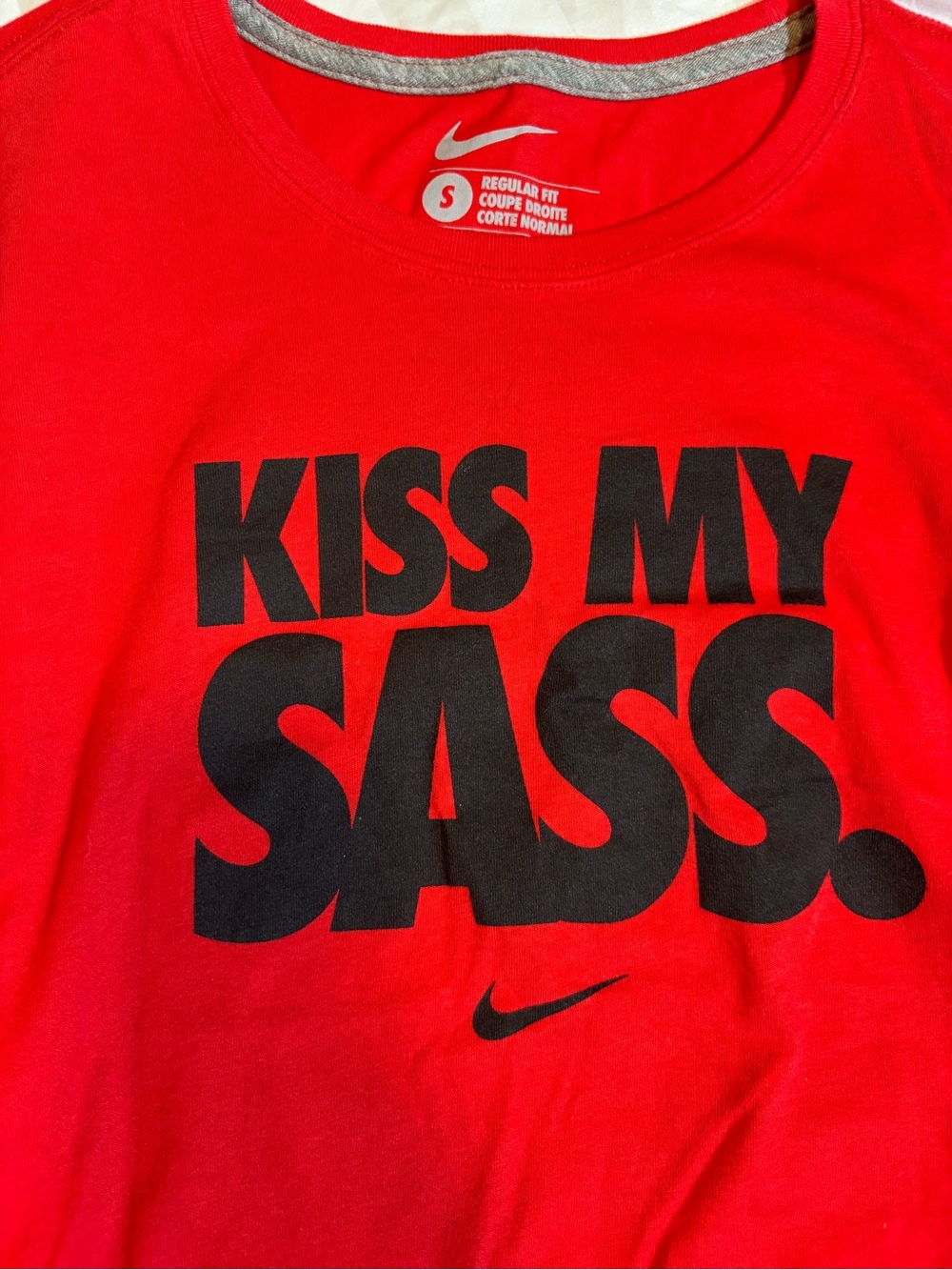 Nike Kiss My Sass Tee-  Small